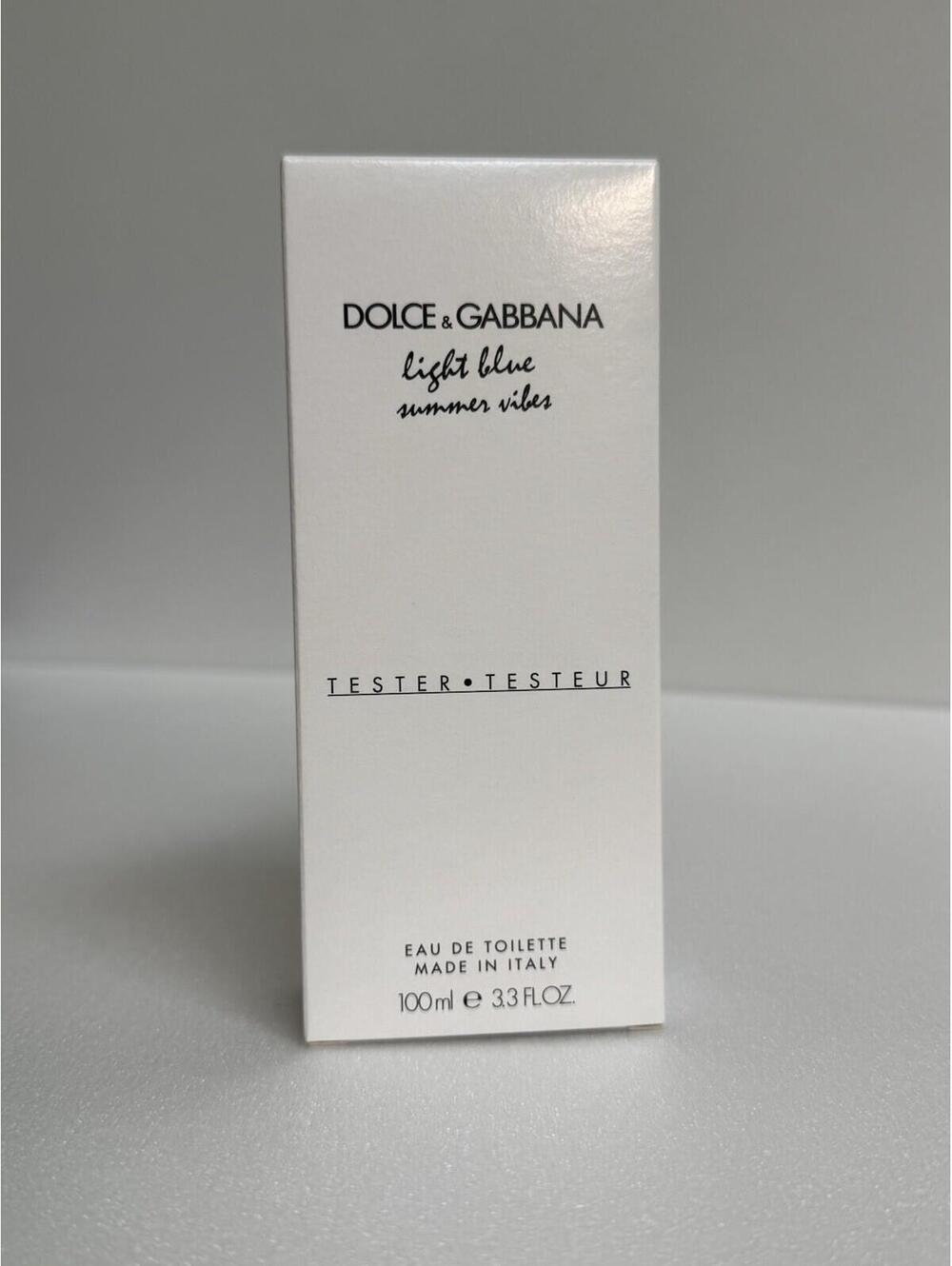 Dolce & Gabbana Light Blue Summer Vibes Eau de Toilette Spray 3.3 fl oz Tester - Picture 2 of 3